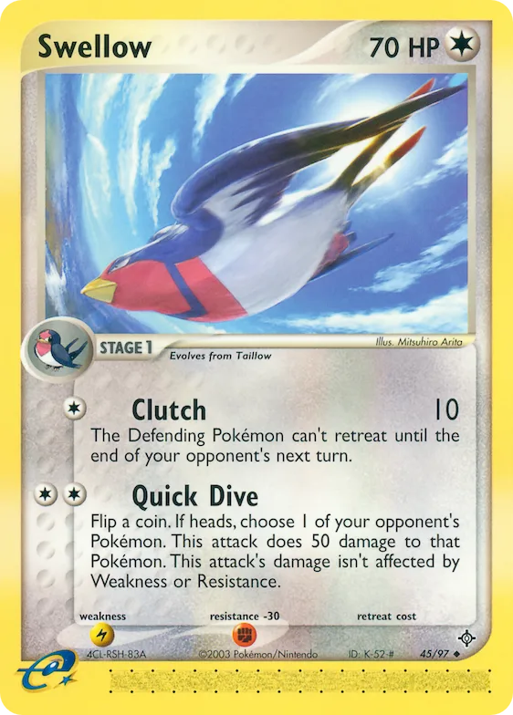 Swellow #45 – Dragon
