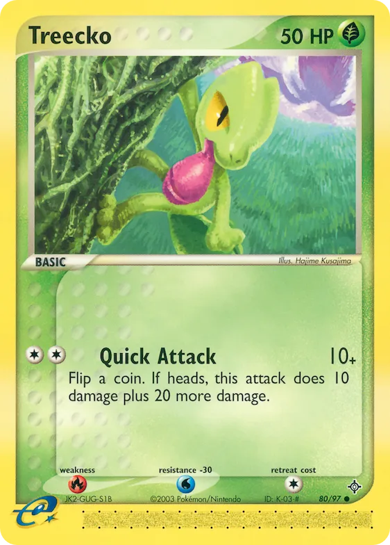 Treecko #80 – Dragon