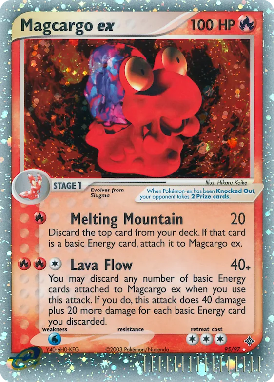 Magcargo ex #95 – Dragon
