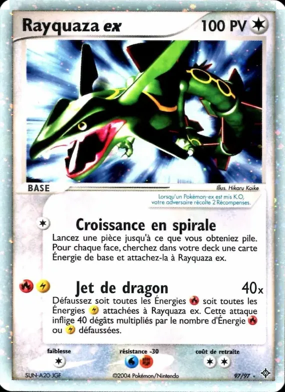 Rayquaza ex 97 – EX Dragon