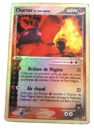 Chartor de Team Magma n° 12 – EX Team Magma vs Team Aqua
