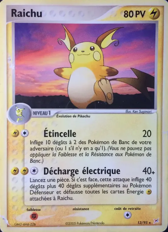 Raichu 13 – EX Team Magma vs Team Aqua