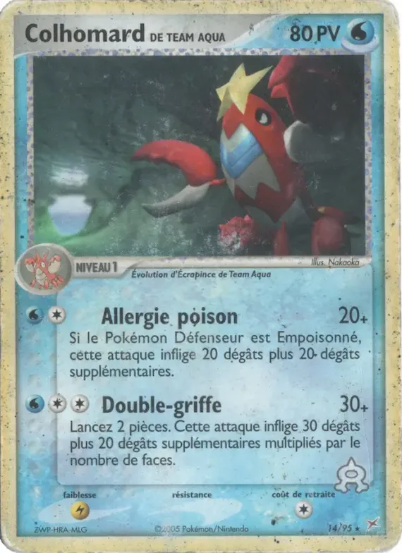 Colhomard de Team Aqua 14 – EX Team Magma vs Team Aqua
