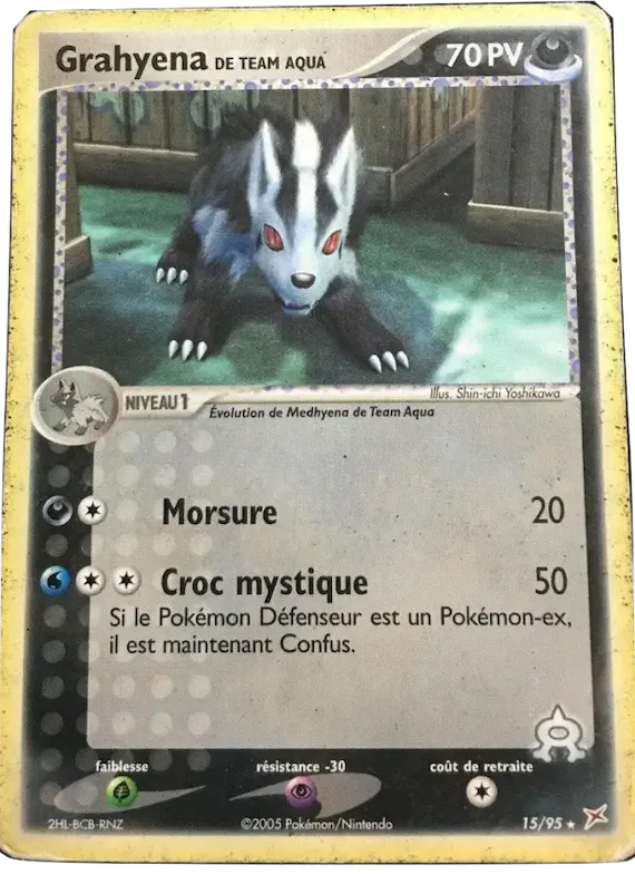 Grahyena de Team Aqua 15 – EX Team Magma vs Team Aqua