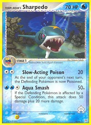 Team Aqua's Sharpedo #18 – Team Magma vs Team Aqua