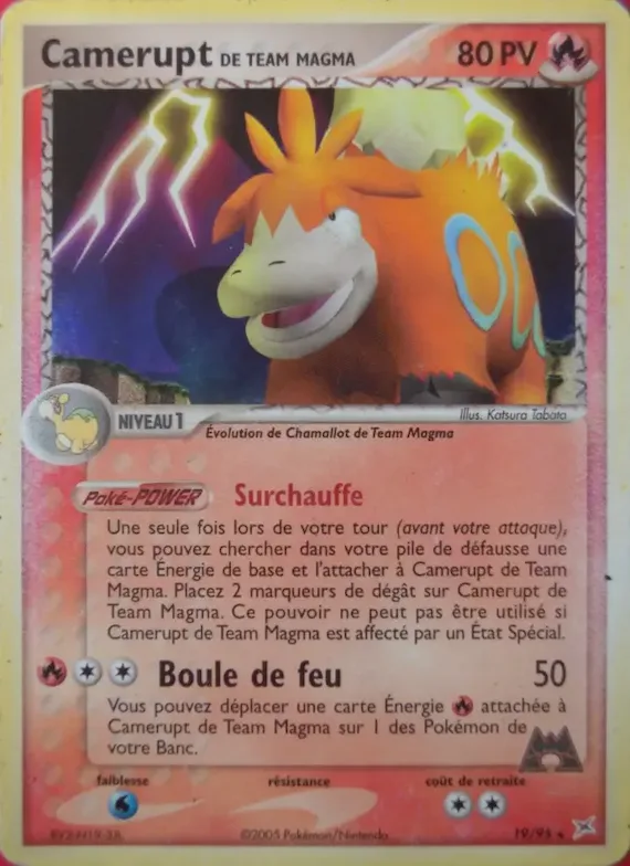 Camerupt de Team Magma 19 – EX Team Magma vs Team Aqua