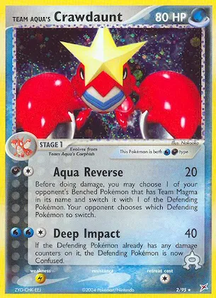 Team Aquas Krebutack Nr. 2 – EX Team Magma vs Team Aqua