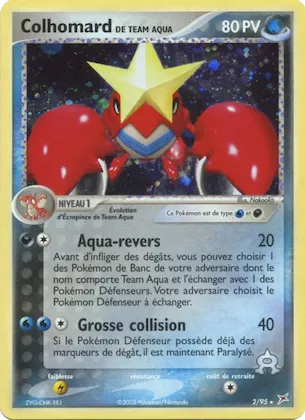 Colhomard de Team Aqua n° 2 – EX Team Magma vs Team Aqua