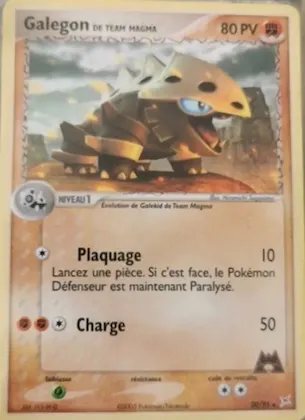 Galegon de Team Magma n° 20 – EX Team Magma vs Team Aqua