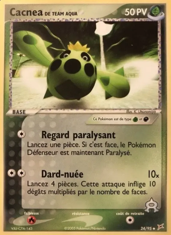 Cacnea de Team Aqua 24 – EX Team Magma vs Team Aqua