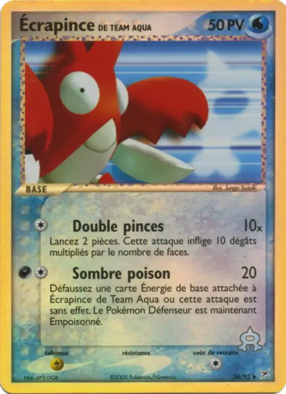 Écrapince de Team Aqua 26 – EX Team Magma vs Team Aqua