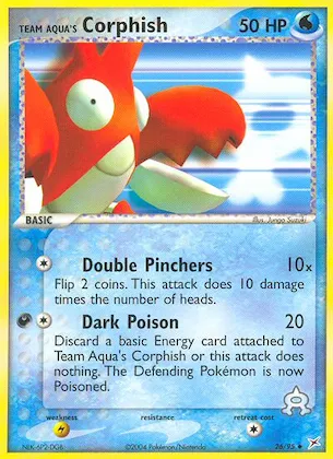 Team Aqua's Corphish #26 – Team Magma vs Team Aqua