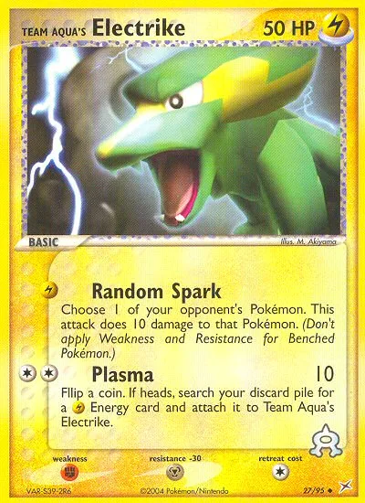 Team Aqua's Electrike #27 – Team Magma vs Team Aqua
