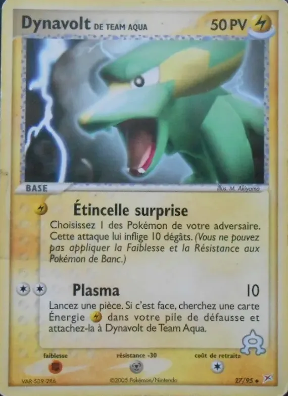 Dynavolt de Team Aqua 27 – EX Team Magma vs Team Aqua