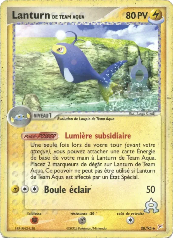 Lanturn de Team Aqua 28 – EX Team Magma vs Team Aqua