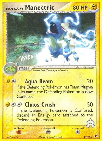 Team Aqua's Manectric #29 – Team Magma vs Team Aqua