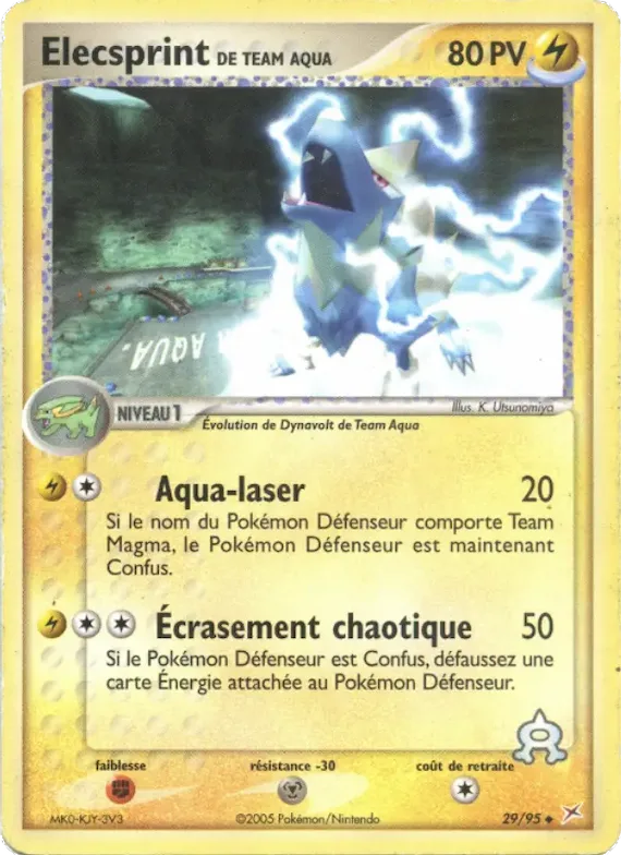 Elecsprint de Team Aqua 29 – EX Team Magma vs Team Aqua