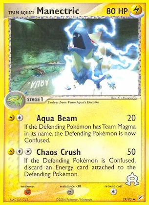 Team Aqua's Manectric #29 – Team Magma vs Team Aqua