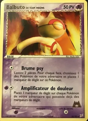 Balbuto de Team Magma n° 32 – EX Team Magma vs Team Aqua