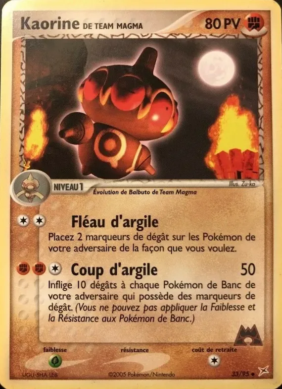 Kaorine de Team Magma 33 – EX Team Magma vs Team Aqua