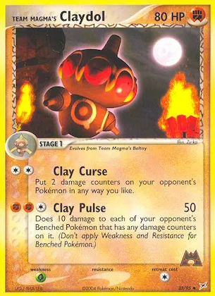 Team Magma's Claydol #33 – Team Magma vs Team Aqua