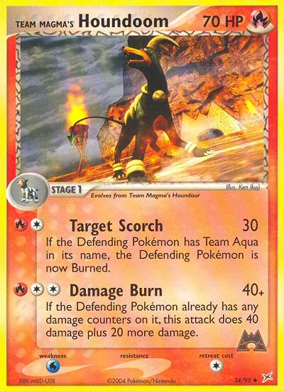 Team Magma's Houndoom #34 – Team Magma vs Team Aqua