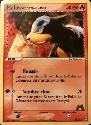 Malosse de Team Magma n° 35 – EX Team Magma vs Team Aqua