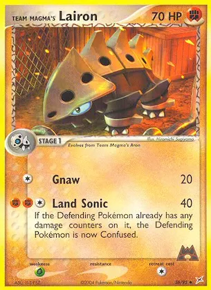 Team Magma's Lairon #36 – Team Magma vs Team Aqua