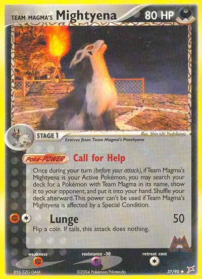 Team Magma's Mightyena #37 – Team Magma vs Team Aqua
