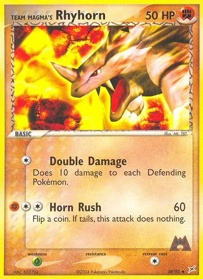 Team Magma's Rhyhorn #38 – Team Magma vs Team Aqua