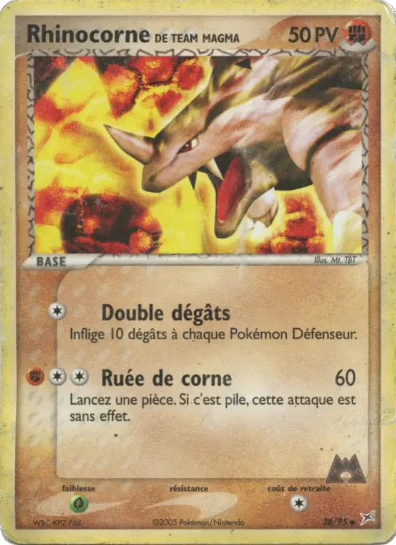 Rhinocorne de Team Magma 38 – EX Team Magma vs Team Aqua