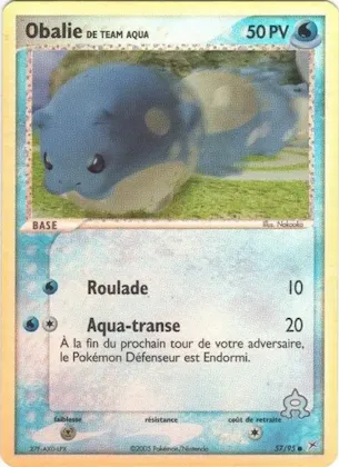 Obalie de Team Aqua n° 57 – EX Team Magma vs Team Aqua
