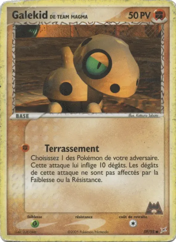Galekid de Team Magma 59 – EX Team Magma vs Team Aqua
