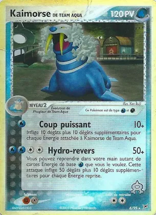 Kaimorse de Team Aqua n° 6 – EX Team Magma vs Team Aqua