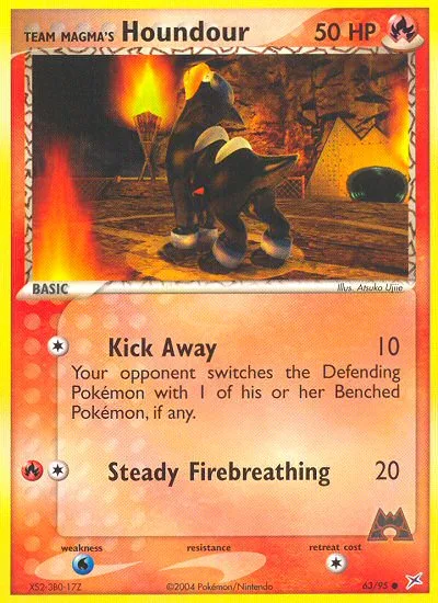 Team Magma's Houndour #63 – Team Magma vs Team Aqua