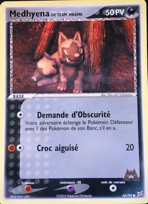 Medhyena de Team Magma n° 66 – EX Team Magma vs Team Aqua