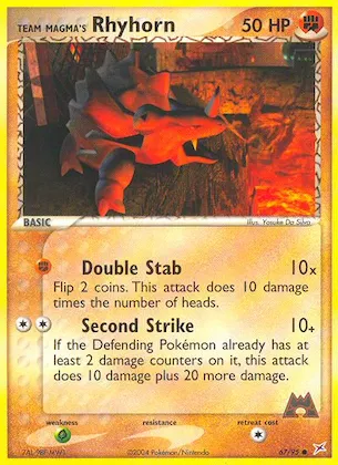 Team Magmas Rihorn Nr. 67 – EX Team Magma vs Team Aqua