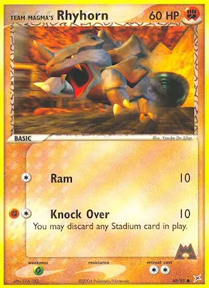 Team Magmas Rihorn Nr. 68 – EX Team Magma vs Team Aqua
