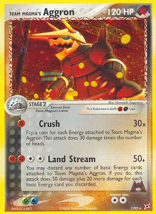Team Magma's Aggron #7 – Team Magma vs Team Aqua