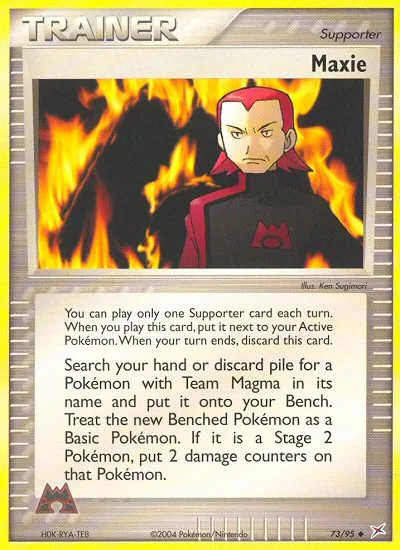 Maxie #73 – Team Magma vs Team Aqua