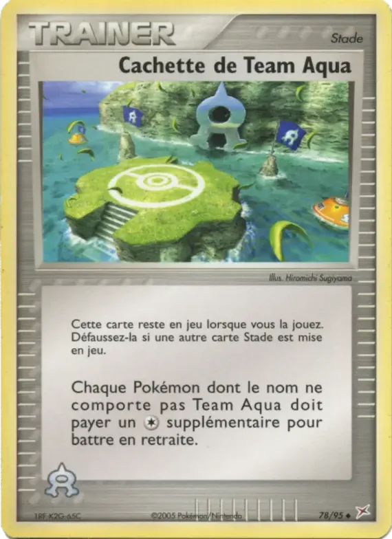 Cachette de Team Aqua 78 – EX Team Magma vs Team Aqua