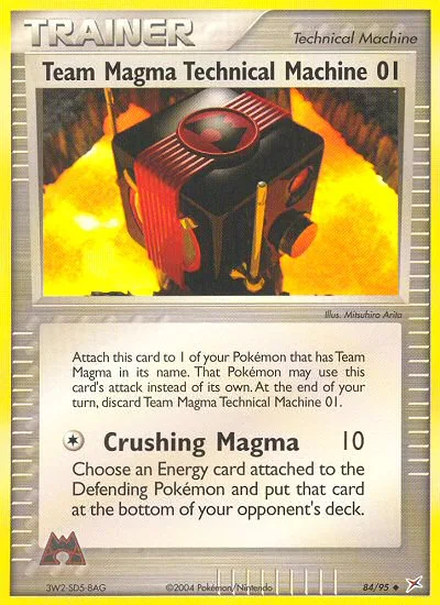 Team Magma Technical Machine 01 #84 – Team Magma vs Team Aqua