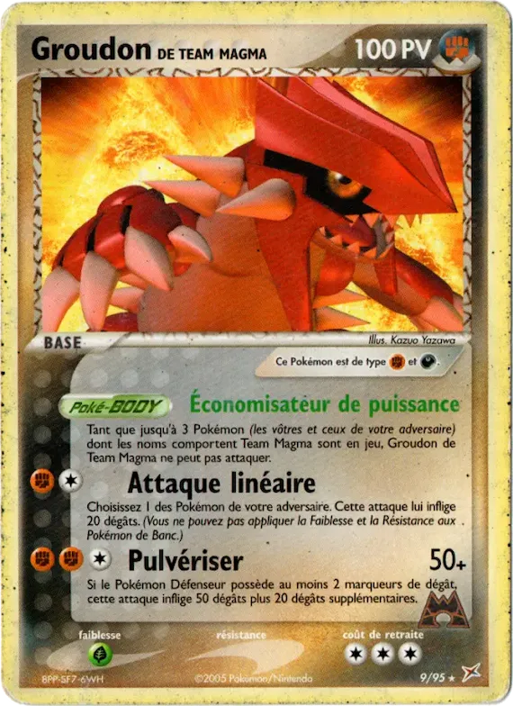 Groudon de Team Magma 9 – EX Team Magma vs Team Aqua