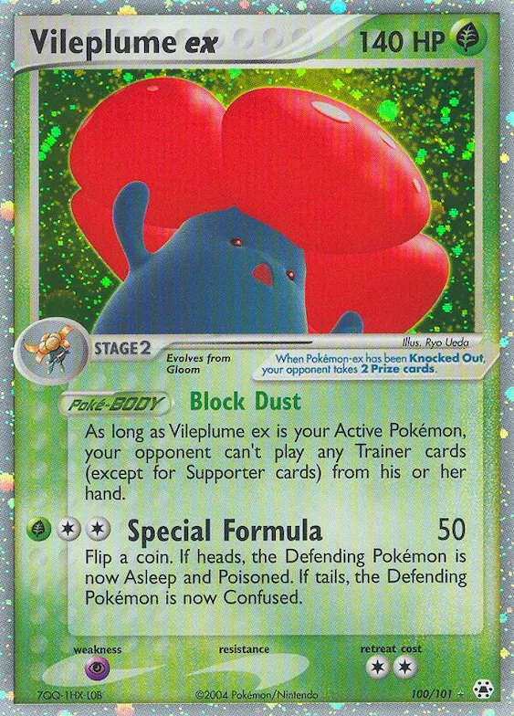 Vileplume ex #100 – Hidden Legends