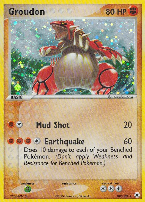 Groudon #102 – Hidden Legends