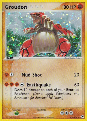 Groudon #102 – Hidden Legends