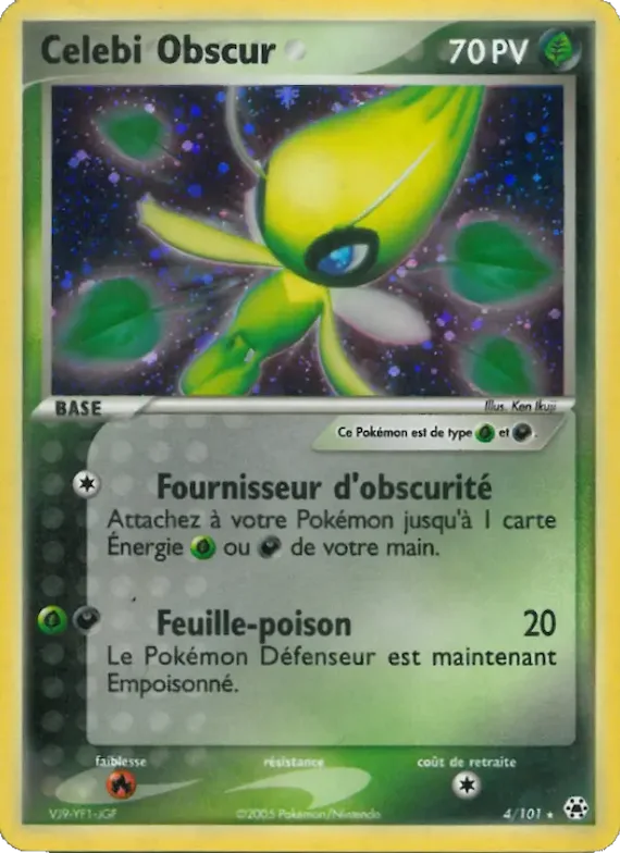 Celebi Obscur 4 – EX Légendes Oubliées