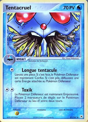 Tentacruel n° 51 – EX Légendes Oubliées