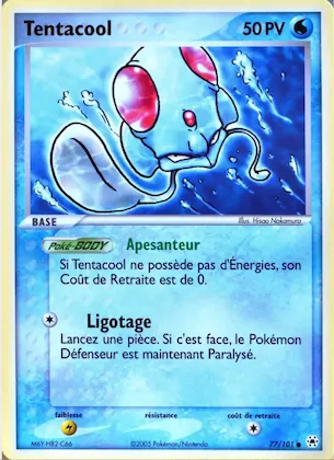 Tentacool n° 77 – EX Légendes Oubliées