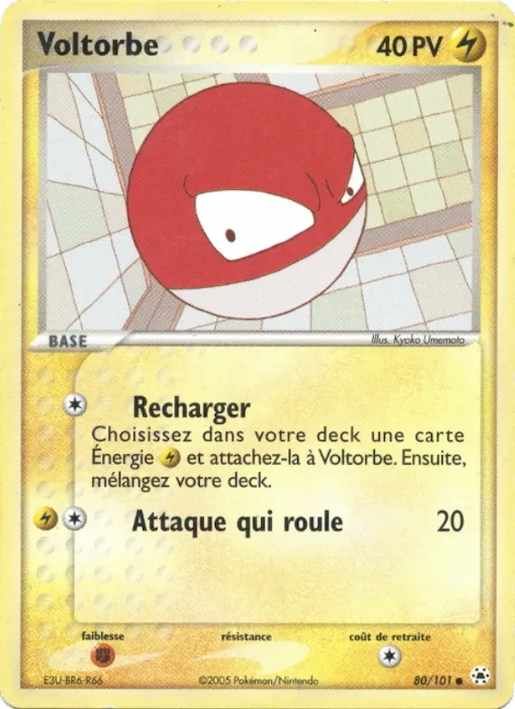 Voltorbe 80 – EX Légendes Oubliées